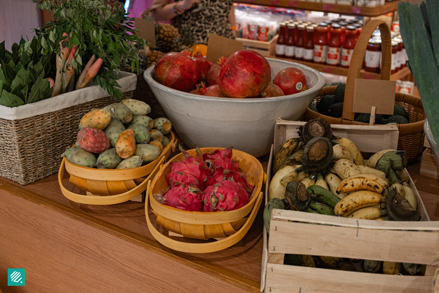 Organic produce at Curly's