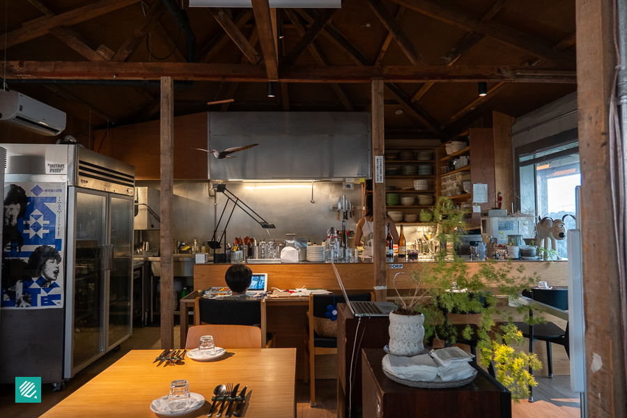 Interior of DORIP Restaurant