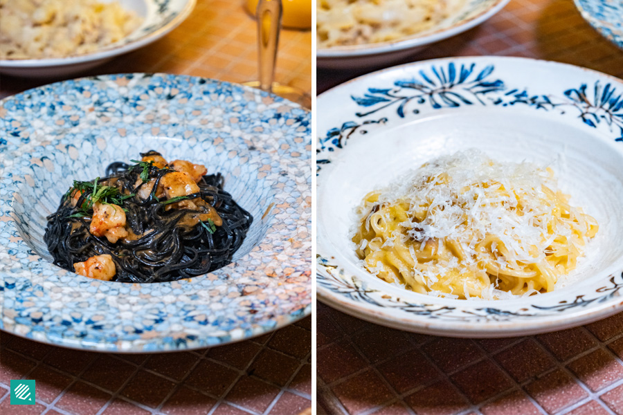 Nero e Gemberi, Carbonara