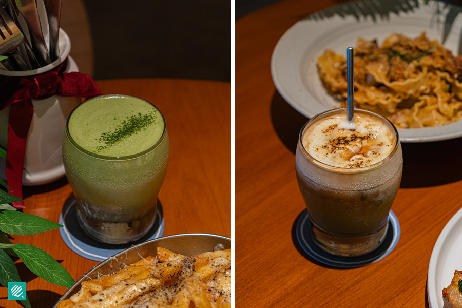  Matcha and coffee at Cloudfields