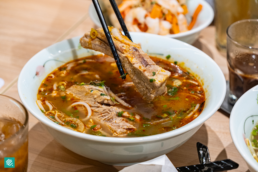 Hue Style Spicy Pork-Rib Noodle Soup