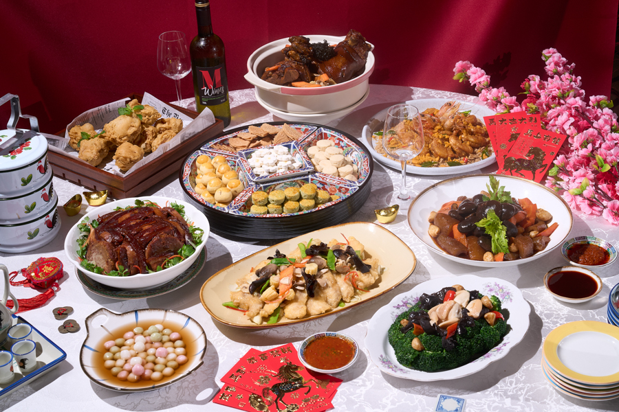 Tien Court Chinese New Year Offerings