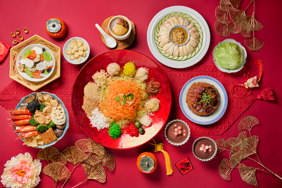 Soup Restaurant Dine-in Set Double Spread.