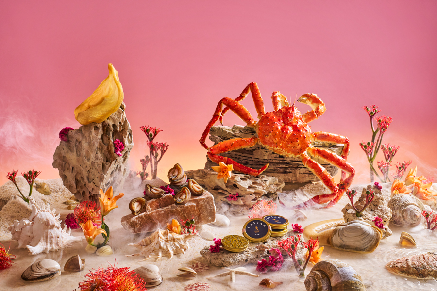 Peach Blossoms CNY Dishes