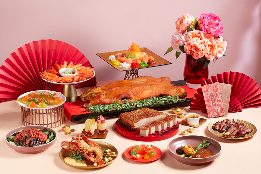 Verandah Rooftop Rotisserie CNY Dishes