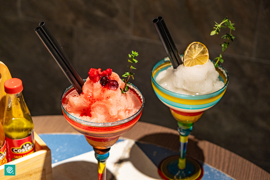 rodeo table frozen margaritas