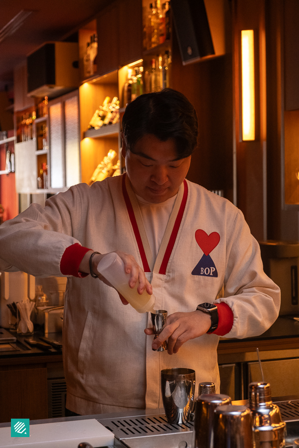 Uno making Cocktails at BOP