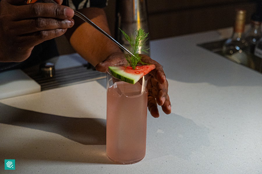 Cocktails at ABODE Bar