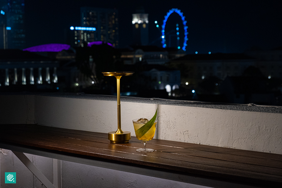 LKY Ondeh cocktail at ABODE Bar Clarke Quay