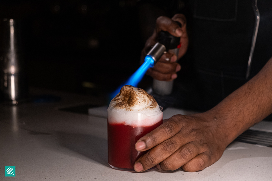 Pavlova cocktail at ABODE Bar