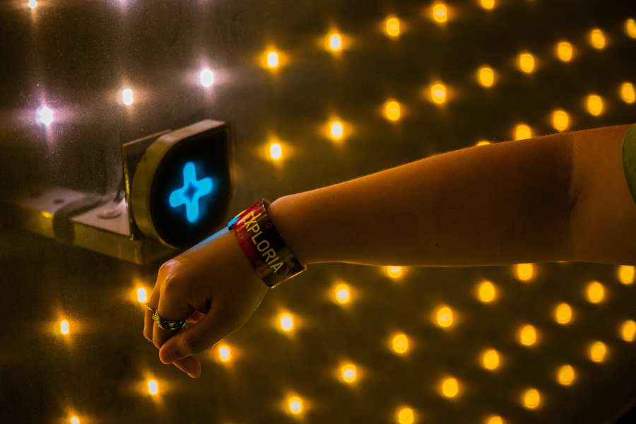 RFID wristband at Exploria