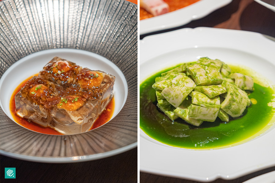 Xiamen Tsundong Jelly, Nanping Bamboo Shoots Tossed In Sichuan Peppercorn Sauce