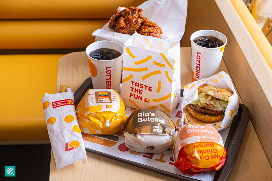 Lotteria Singapore menu