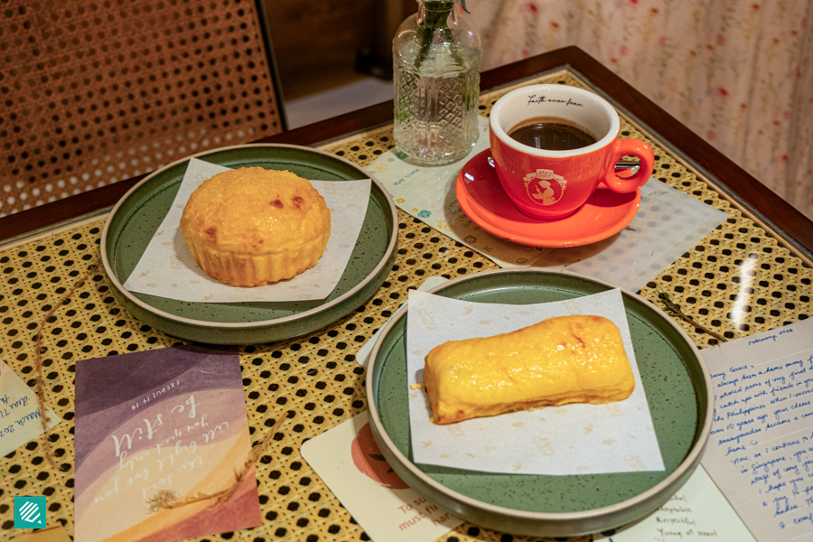 Mary Grace Cafe Ensaymada and Cheese Roll in SIngapore