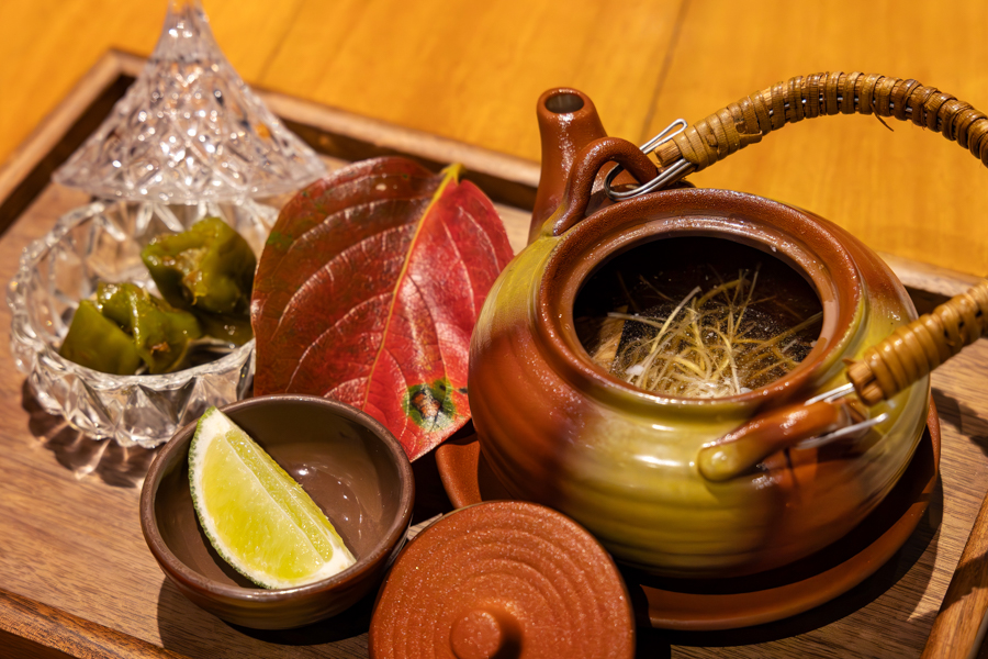 Wagyu & Konbu Soup with Sake