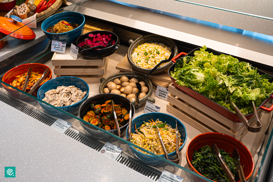 Banchan at Bibim Deli