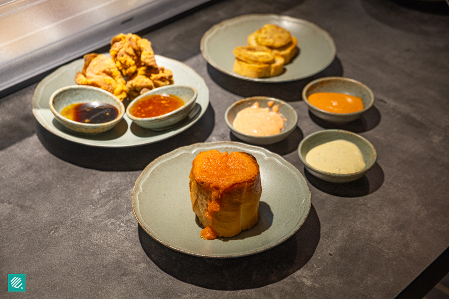 Appetizers at sio pasta