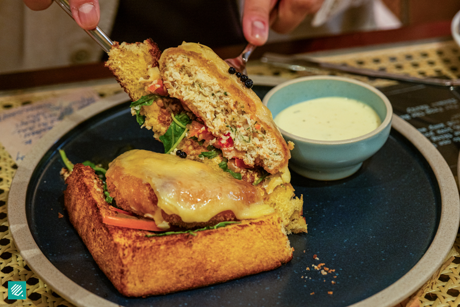 Crab Cake Brioche from Mary Grace Cafe Singapore