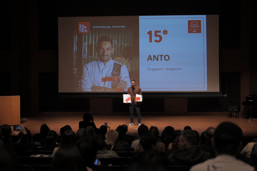ANTO Pizzeria winning number 15 on 50 Top Pizzas Asia-Pacific list