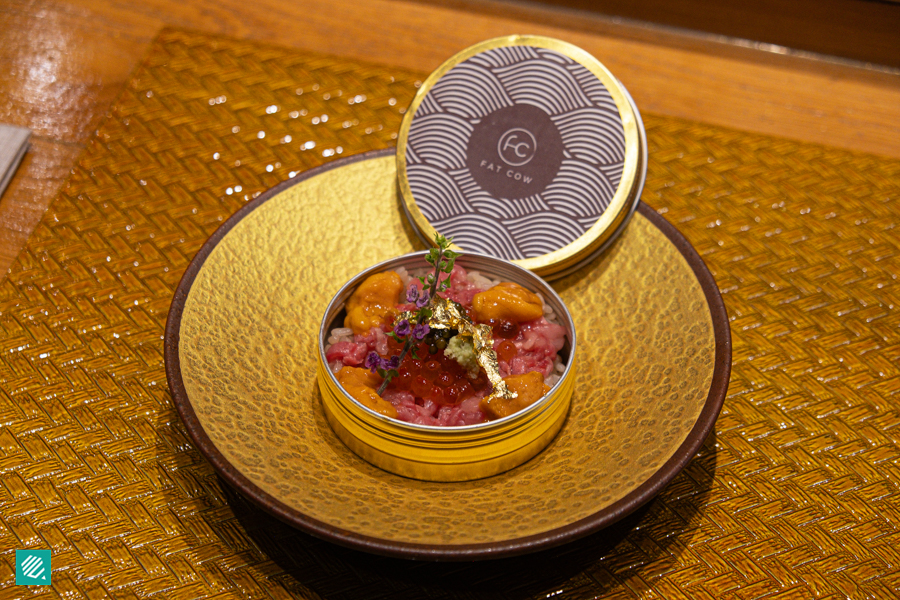 Mini Wagyu Chirashi in Caviar Tin