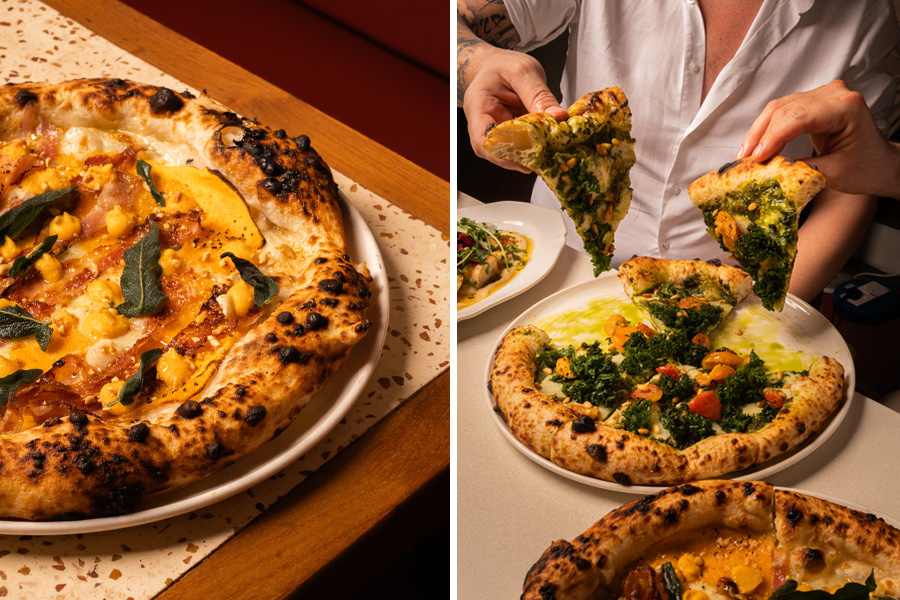 New pizzas at Fortuna: Pumpkin Feast, Green Dream
