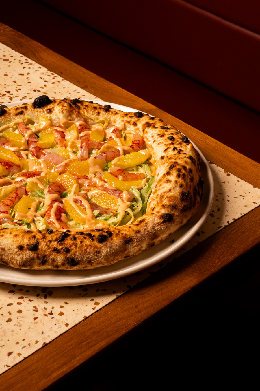 Cocktail Prawn Pizza