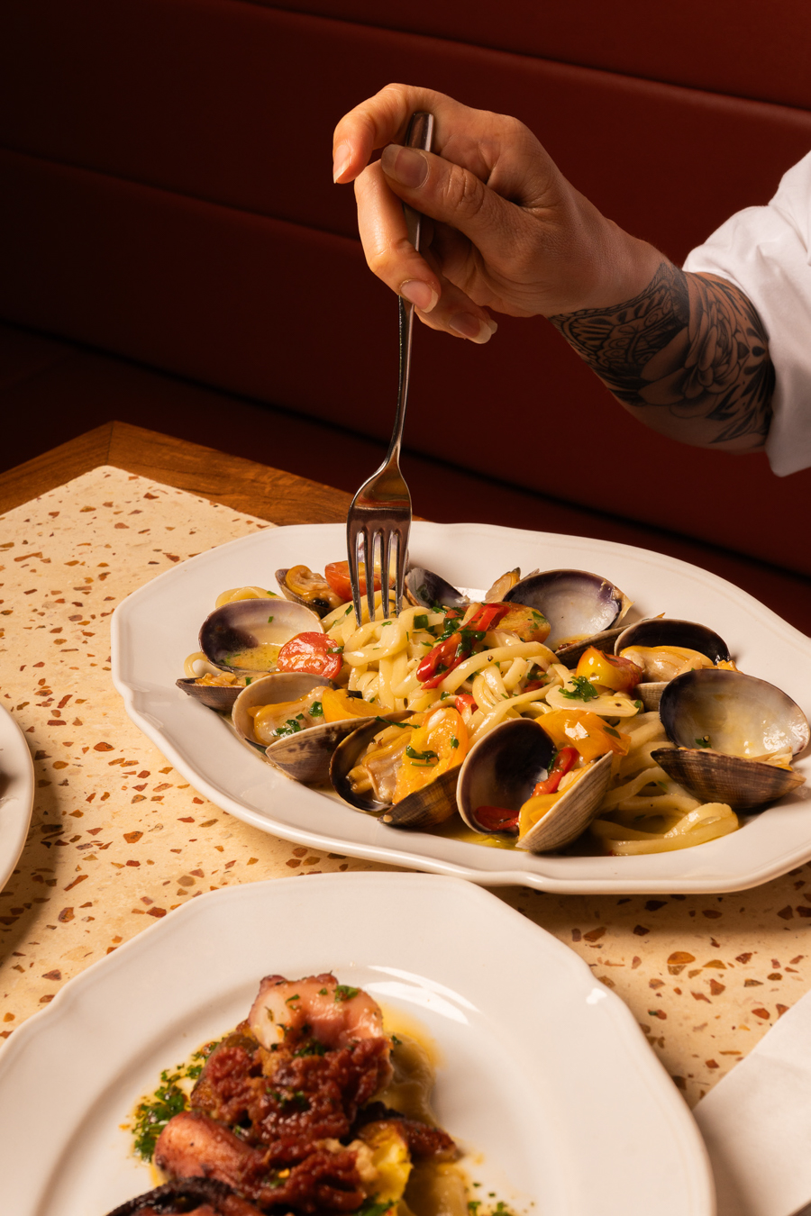 Linguine pasta at Fortuna