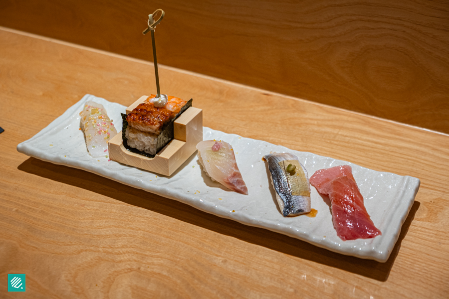 Sushi omakase at Haku Sushi