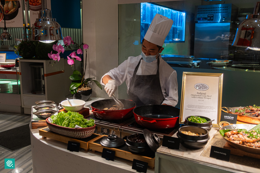Korean buffet at Shangri-La Singapore