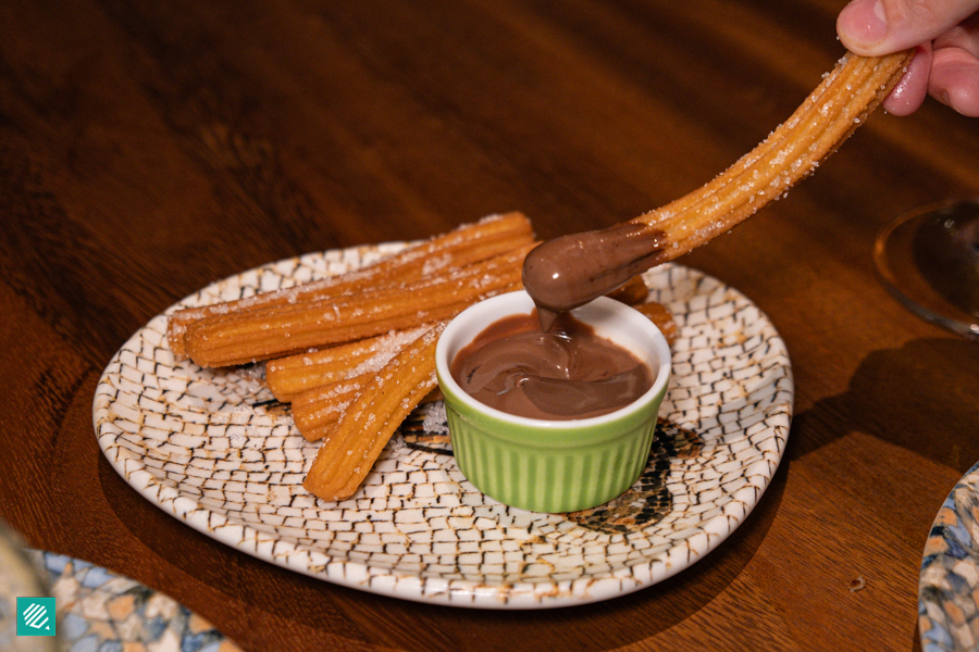 Churros with chocolate