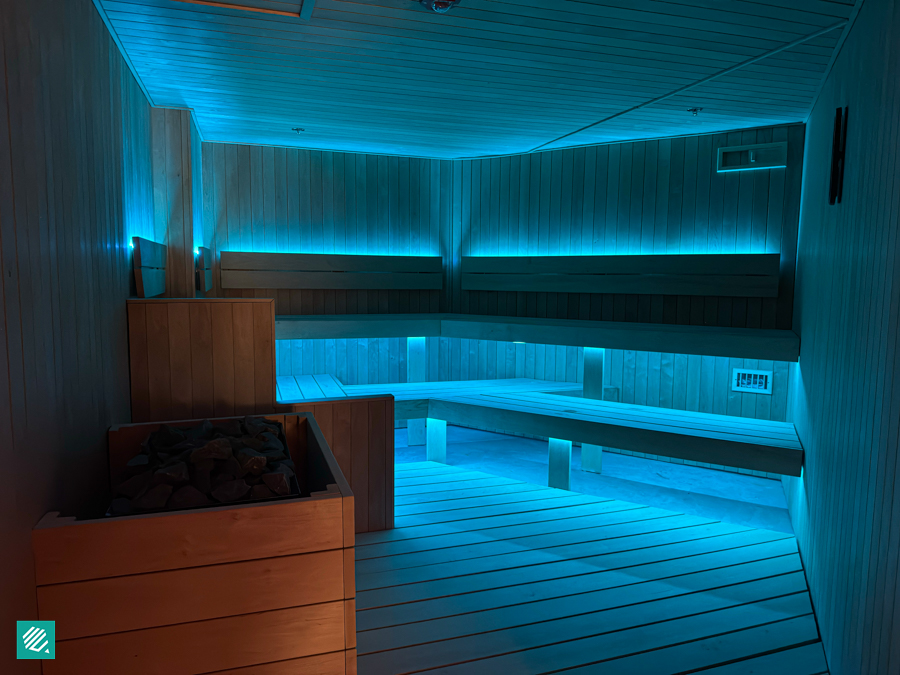 Sauna in Sauna Bath House