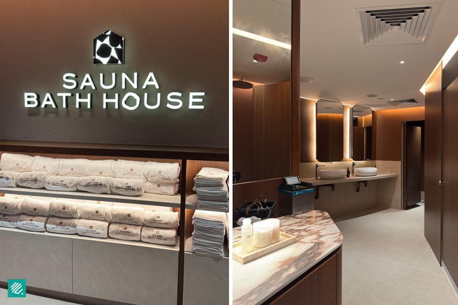 Sauna Bath House amenities