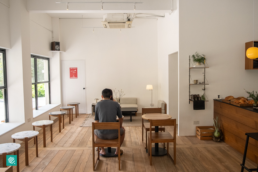 Interior of Visitors Cafe