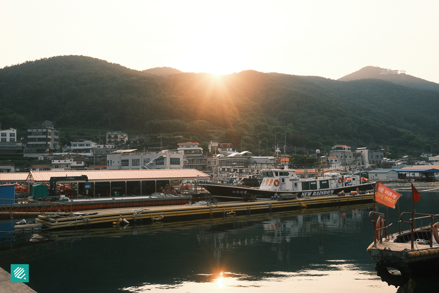 A port in Tongyeong