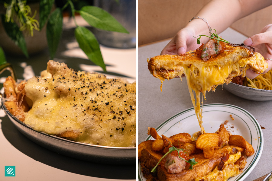 Cacio e Pepe Fries, Negitoro + Kimchi Tuna Meltz