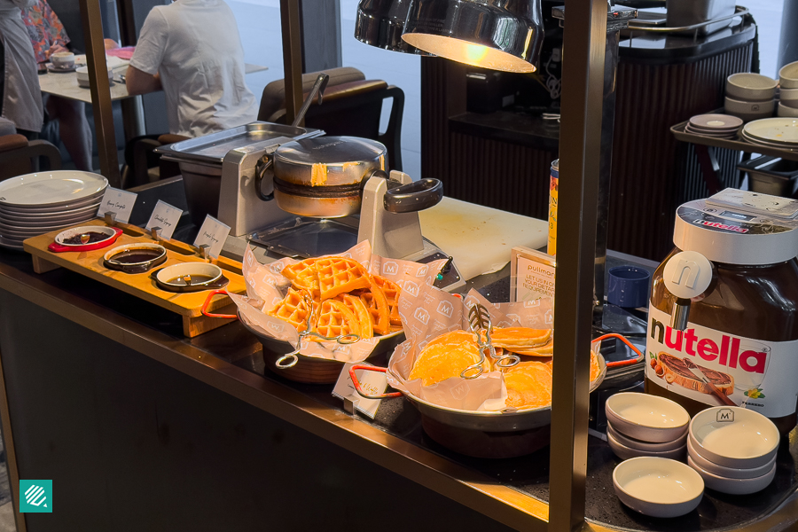 Freshly Baked Waffles and Pancakes