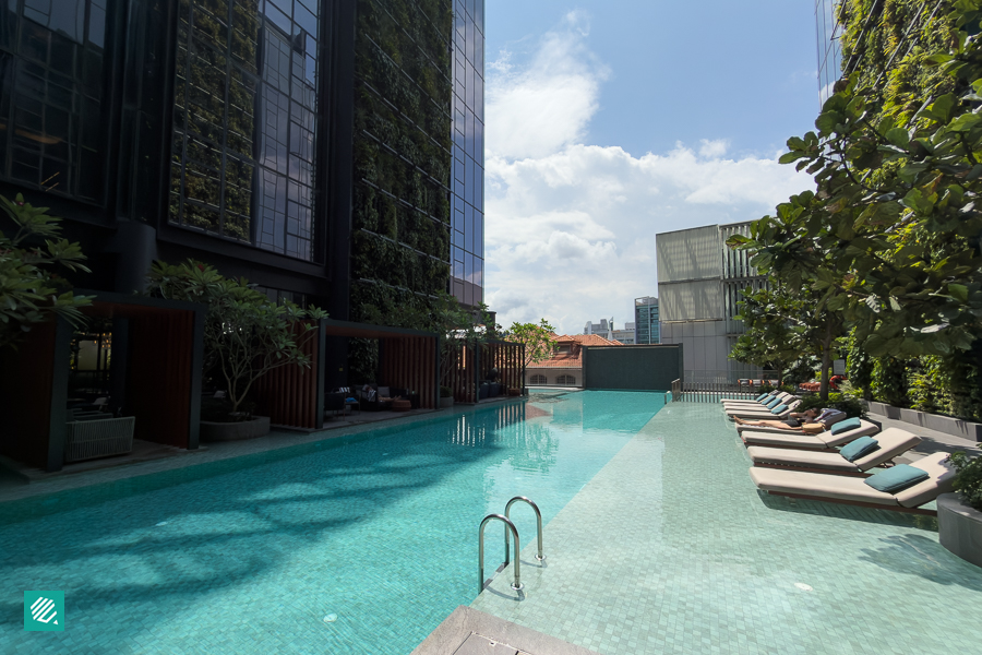Pool at Pullman Singapore Hill Street