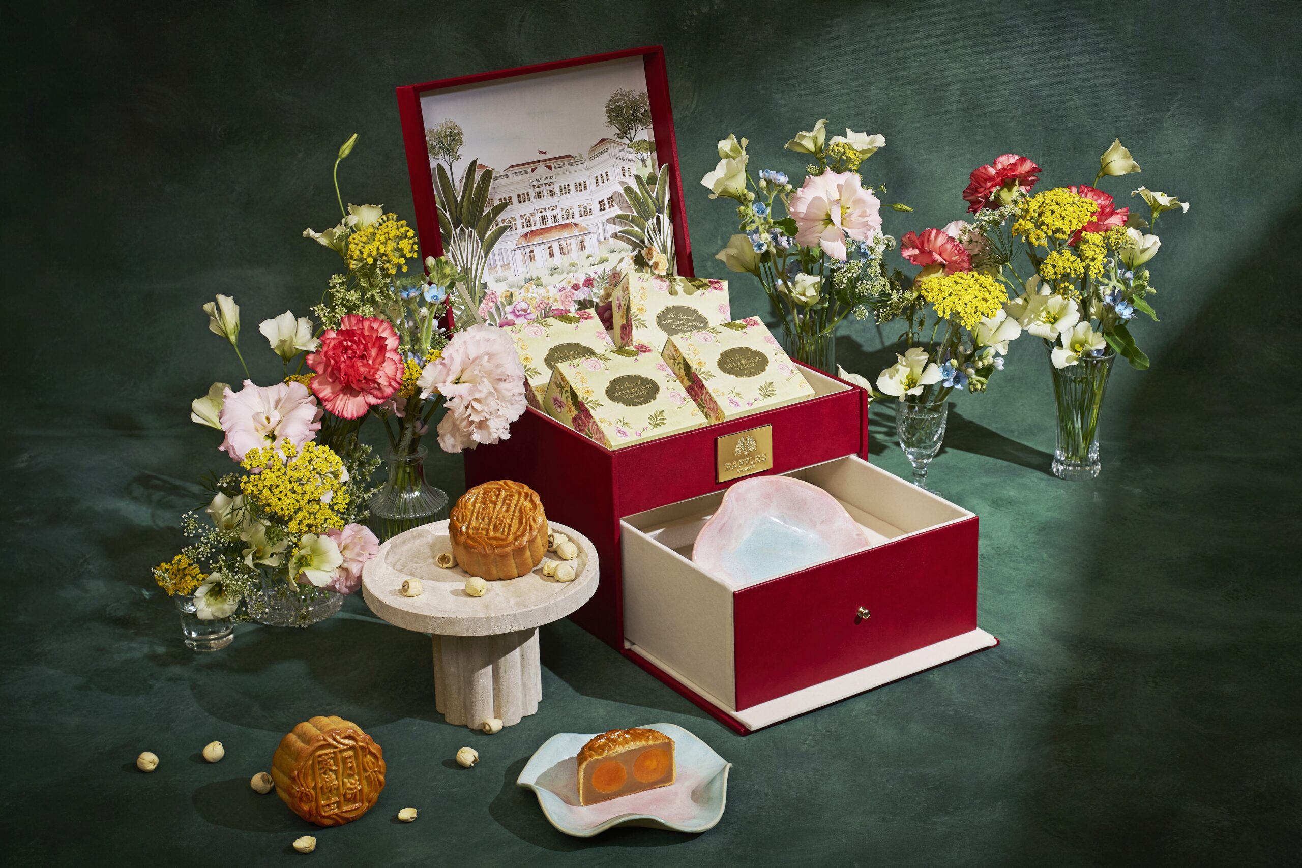 Raffles Hotel Singapore mooncakes