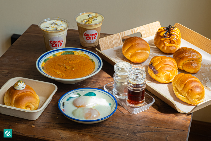 Freshly baked shiopan from Butter Town Breakfast Club