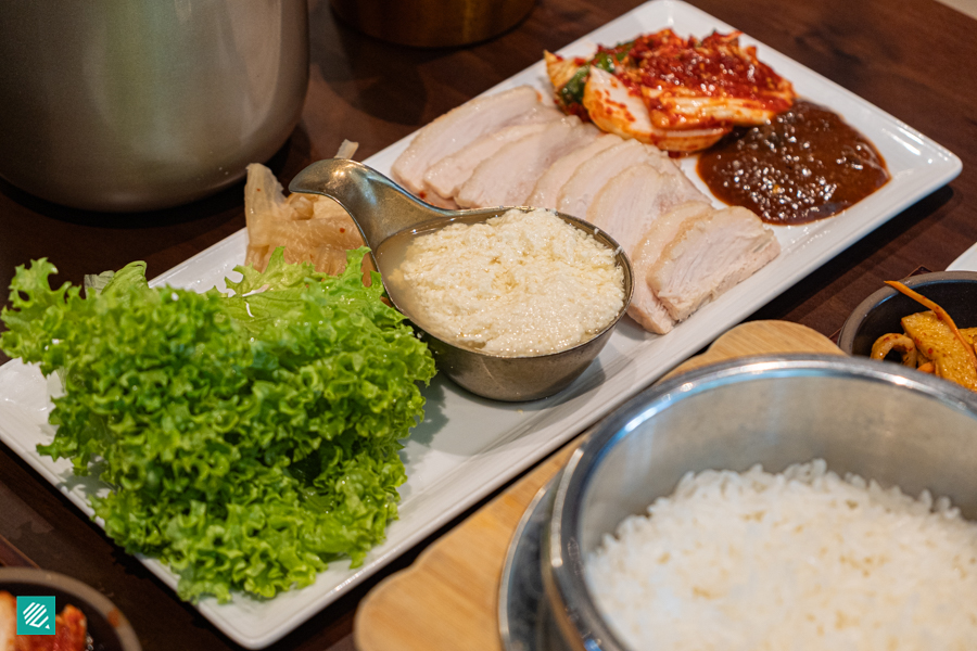 Boiled Pork With Tofu Set at Seoul Tofu Woodleigh Mall