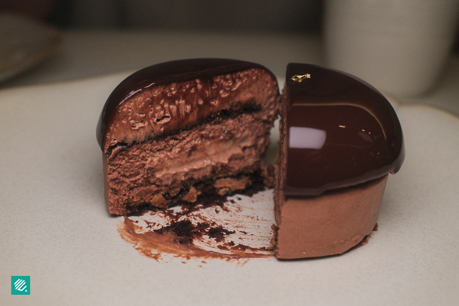 Cacao Entremet served at Loulouca