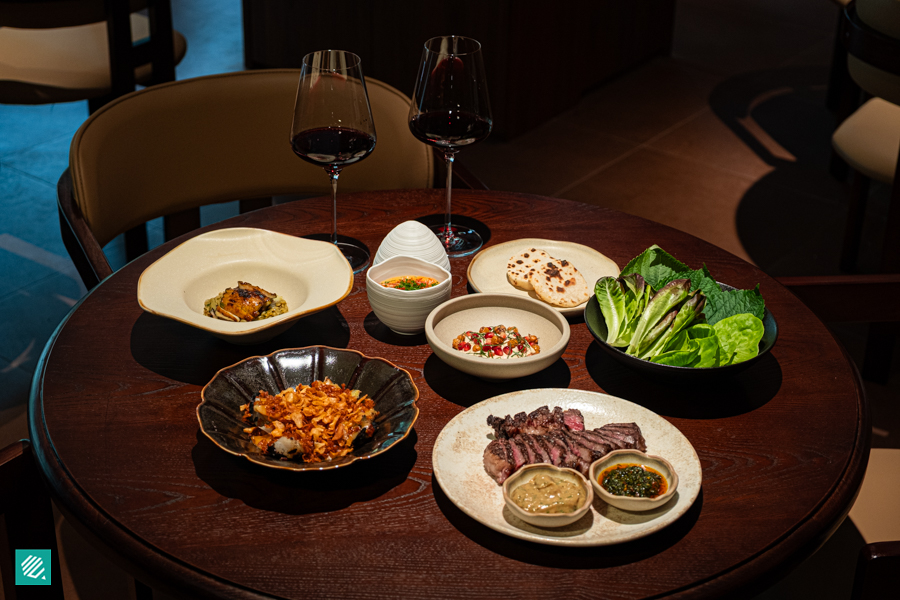 LIORA a la carte menu of small plates and mains