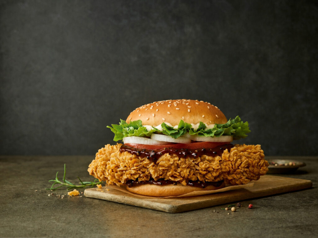 Mom's Touch Singapore - Super Thigh Chicken Burger - Singapore Edition