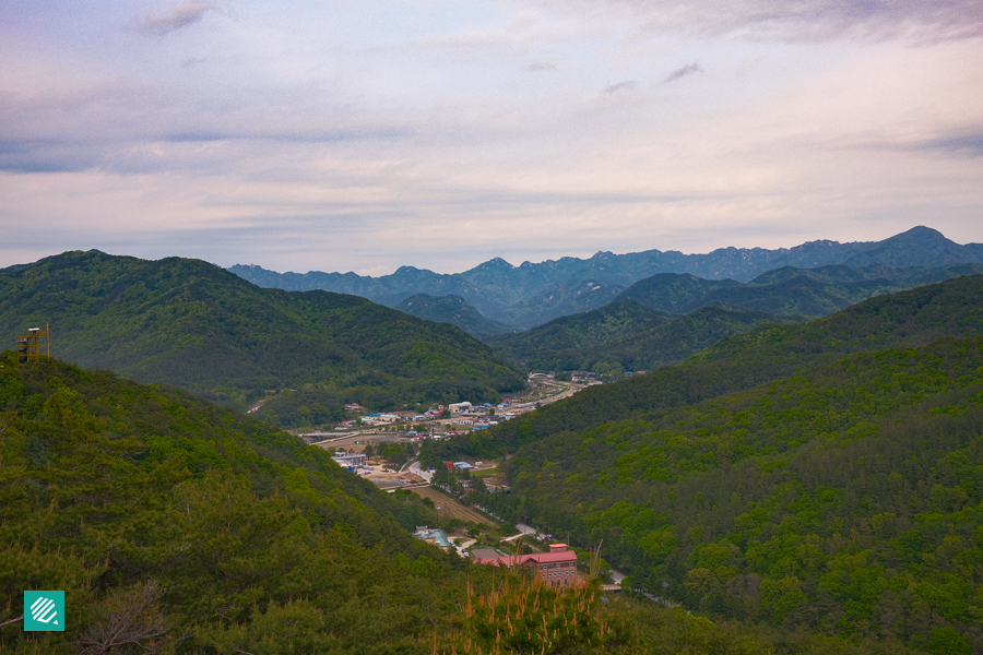 View from Songnisan in Boeun