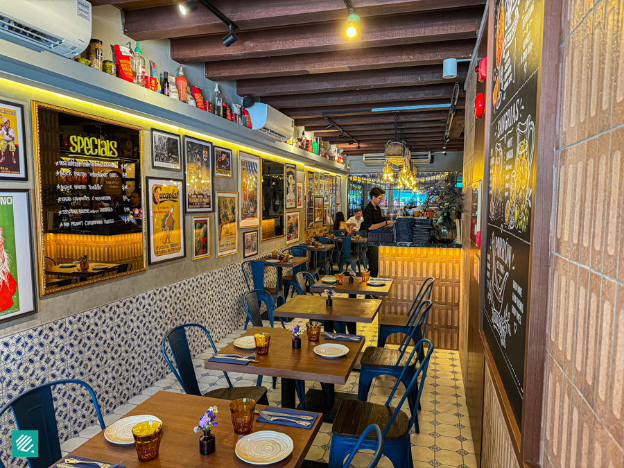 Interior of Casa Lola Singapore at Boon Tat Street