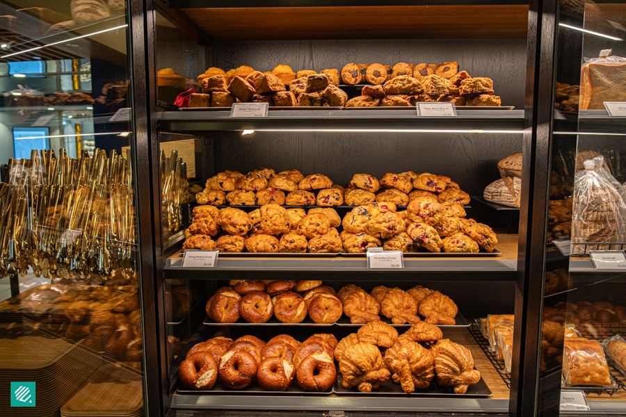 Scones and bagels at City Bakery Singapore