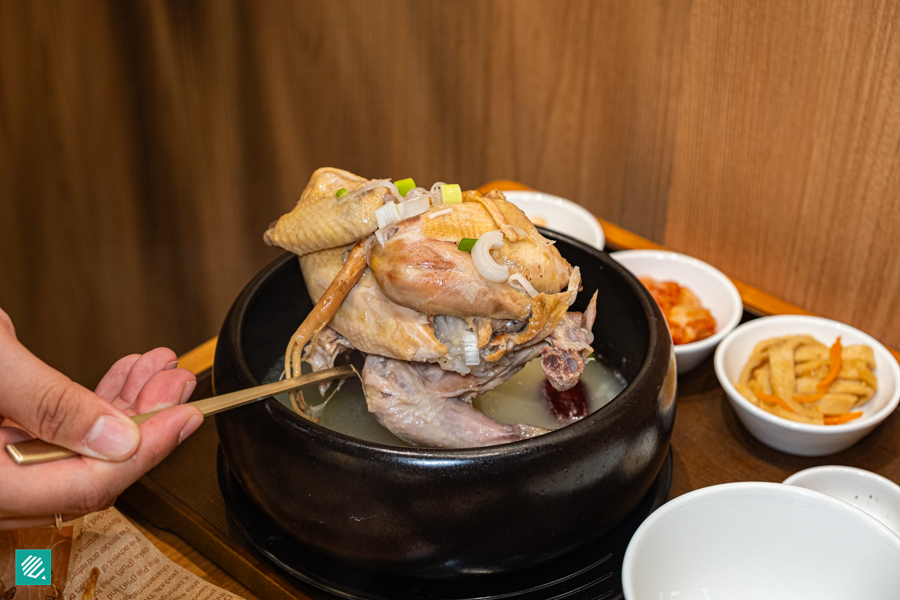 Samgyetang (Korean chicken ginseng soup) from Kimpson's Table Telok Ayer