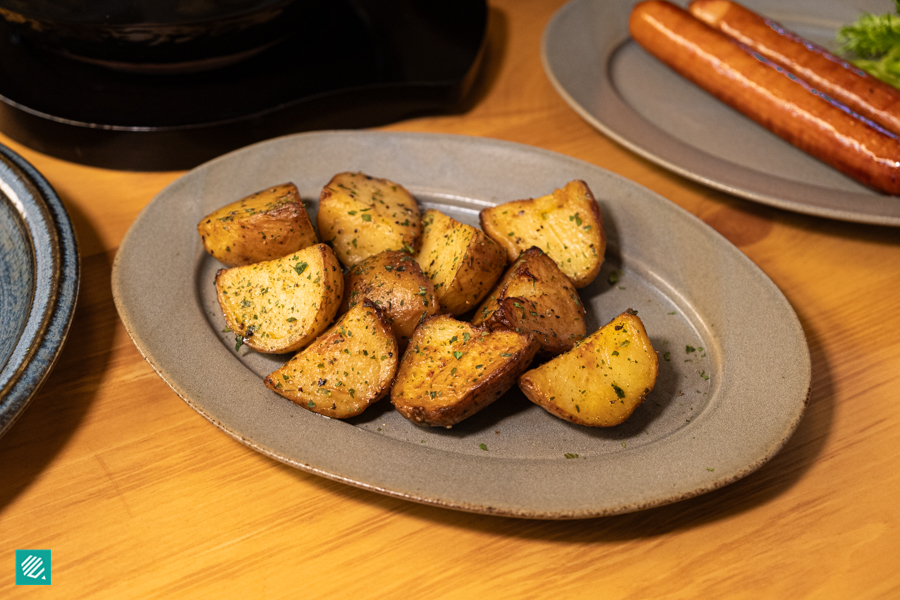 Anchovy Butter Potatoes at Yamamoto's Hamburg Lau Pa Sat