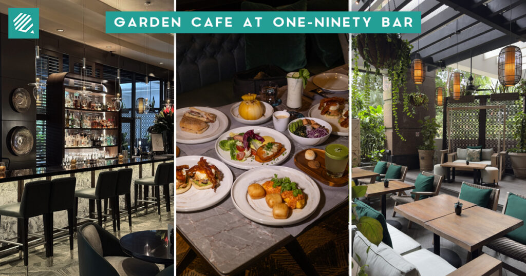 Garden Café at One-Ninety Bar, Four Seasons Hotel Singapore
