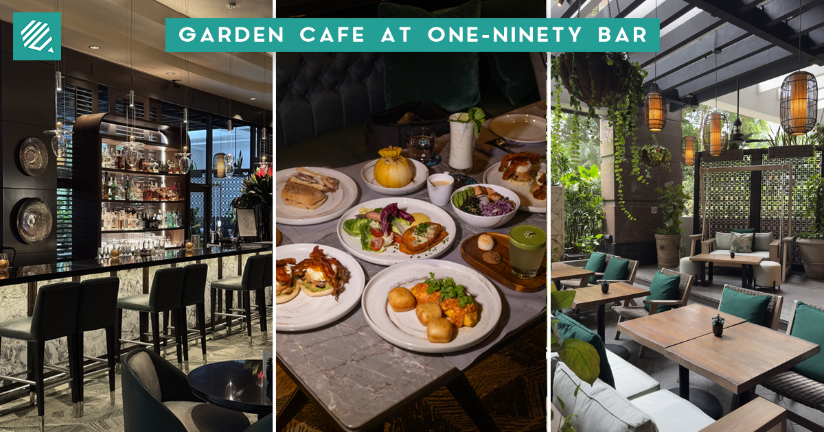 Garden Café at One-Ninety Bar, Four Seasons Hotel Singapore